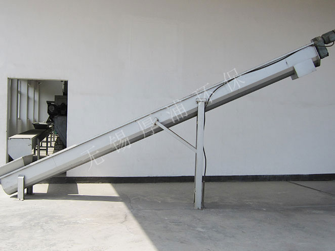 浙江桐庐污水厂-螺（luó）旋输送机